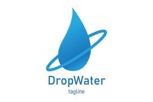 waterdruppel logo pictogram ontwerp vector