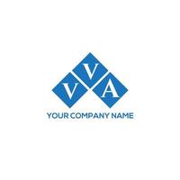 vva brief logo ontwerp op witte achtergrond. vva creatieve initialen brief logo concept. vva brief ontwerp. vector