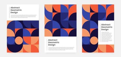 geometrische minimalistische artwork cover met vorm en figuur. abstracte patroonontwerpstijl voor omslag, webbanner, bestemmingspagina, bedrijfspresentatie, branding, verpakking, behang vector