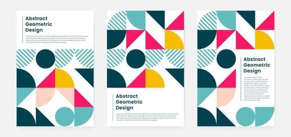 geometrische minimalistische artwork cover met vorm en figuur. abstracte patroonontwerpstijl voor omslag, webbanner, bestemmingspagina, bedrijfspresentatie, branding, verpakking, behang vector