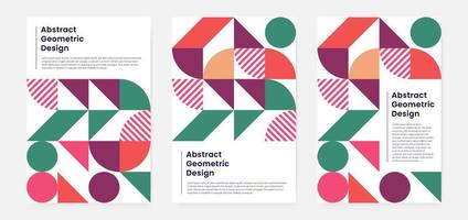 geometrische minimalistische artwork cover met vorm en figuur. abstracte patroonontwerpstijl voor omslag, webbanner, bestemmingspagina, bedrijfspresentatie, branding, verpakking, behang vector