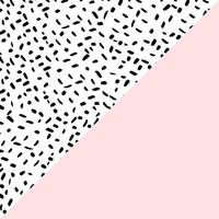 roze en witte en zwarte abstracte geometrische diagonale vormen achtergrond met vloeiende deeltjes. digitaal toekomstig technologieconcept. vector illustratie eps10