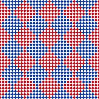 naadloze achtergrond met afwisselende rode en blauwe kleuren die passen bij het team van de onafhankelijkheidsdag van de VS. vector