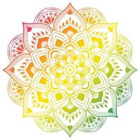 mandala bloemmotief, vintage decoratieve elementen, mandala achtergrond vector