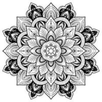 mandala bloemmotief, vintage decoratieve elementen, mandala achtergrond vector