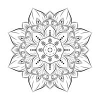 mandala bloemmotief, vintage decoratieve elementen vector