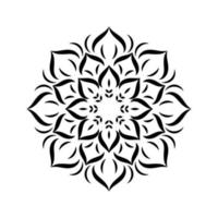 mandala bloemmotief, vintage decoratieve elementen, mandala achtergrond vector