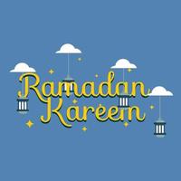 bannerontwerp met het concept van de maand ramadan en eid al-adha vector