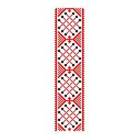 pixelpatroon vyshyvanka traditioneel etnisch Oekraïens naadloos patroon Slavisch ornament vector