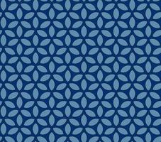 naadloze decoratieve vectorpatronen in Japanse stijl. moderne illustraties van blauwe lineaire kunst voor behang, flyers, covers, banners, minimalistische decoraties, achtergronden. vector