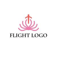 lotus vlucht logo vector