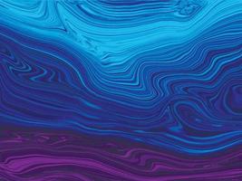 vloeibare marmeren achtergrond van verschillende blauwe paarse kleuren abstracte kunst strepen vectorillustratie vector