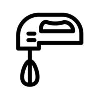 handmixer pictogramsjabloon vector