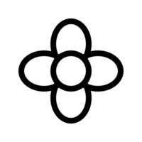 bloem pictogram sjabloon vector