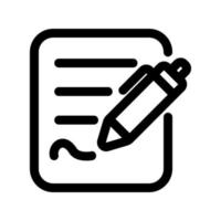 illustratie vectorafbeelding van pen icon vector