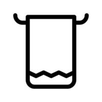 illustratie vectorafbeelding van handdoek icon vector