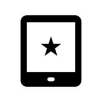 illustratie vectorafbeelding van tablet pc icon vector