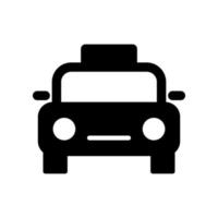 taxi pictogram sjabloon vector