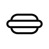 hotdog-pictogramsjabloon vector