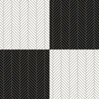 naadloos visgraat vloerpatroon. zwart-wit parket textuur tegels. vectorillustratie.