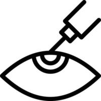 oogchirurgie vectorillustratie op een background.premium kwaliteit symbolen.vector iconen voor concept en grafisch ontwerp. vector
