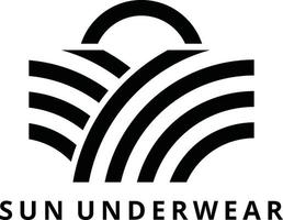 ondergoed logo simpel vector