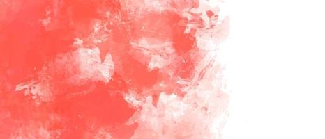 met de hand geschilderde roze en witte kleur met abstracte achtergrond van de waterverftextuur vector