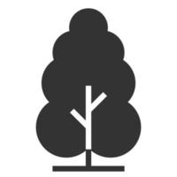 boom pictogram vectorillustratie, ecologie, natuur, blad vector