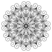 mandala-ontwerp voor kleurboeken. vintage mandala decoratieve ronde ornamenten. vector