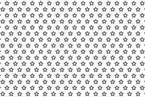 sterpatroon met zwarte lijnen op een witte achtergrond. vector illustratie