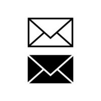 e-mail envelop icoon. vectorillustratie. vector