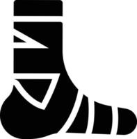 voet bandage vector illustratie op een background.premium kwaliteit symbolen.vector iconen voor concept en grafisch ontwerp.