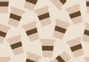 beker naadloze patroon vector. kopje koffie abstract printontwerp voor behang, inpakpapier of stof en voedselverpakkingen. vector