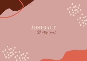abstracte organische achtergrondsjabloon in boho-stijl en aardetint. abstract vector achtergrond voor textuur ontwerp, heldere poster, spandoek, sjabloon en presentatie.