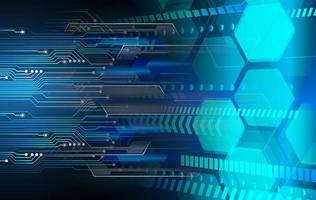 cyber circuit toekomstige technologie concept achtergrond vector