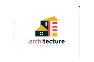 modern en minimalistisch logo-ontwerp voor onroerend goed. huis logo vector