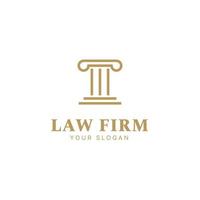 advocaat logo ontwerpsjabloon, advocatenkantoor, justitie logo, wet logo voor advocaten en rechtbanken vector