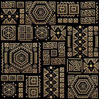 Maya lappendeken naadloos patroon. heldere veelkleurige achtergrond vector