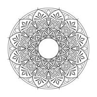 Indiase mandala voor lasercut vector