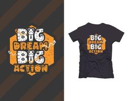 creatieve moderne kleuren vintage typografie, t-shirt graphics, vectoren printklare ontwerpsjablonen