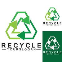 groene pijl recycle logo vector pictogrammalplaatje