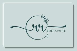 luxe handtekening logo-ontwerp. handschrift vector logo ontwerp illustratie afbeelding