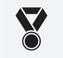 medaille pictogram vector logo ontwerpsjabloon