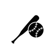 honkbal pictogram vector logo ontwerpsjabloon
