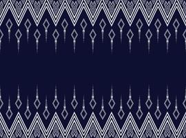 donkerblauw geometrische etnische patroon voor achtergrond of behang en kleding,rok,tapijt,behang,kleding,inwikkeling,batik,stof,kleding, met donkerblauwe driehoek vector illustratie