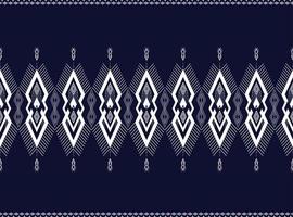 donkerblauw geometrische etnische patroon voor achtergrond of behang en kleding,rok,tapijt,behang,kleding,inwikkeling,batik,stof,kleding, met donkerblauwe driehoek vector illustratie