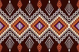 geometrische etnische oosterse traditionele pattern.figure tribal borduurwerk style.design voor achtergrond, behang, kleding, verpakking, stof, vectorillustratie vector