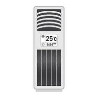 grote vloer airconditioner vector