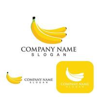 bananen fruit vector sjabloon logo