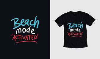 zomer vectorillustratie voor t-shirt en andere design print producties. zomer, zonsondergang, surfen, golven van de zee. vector